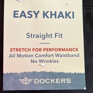 Black Dockers Easy Khaki Straight Fit 36X29